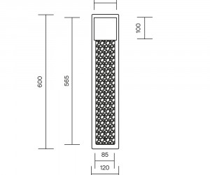 Настенный светильник (бра) Maytoni MOD474WL-L30B3K