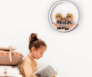 Настенный светильник 6460W 19W WT+Wood 000028232