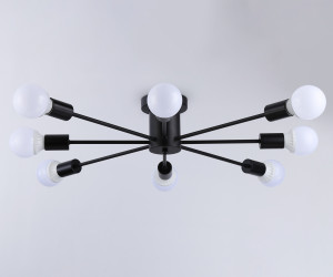 TR80411/8 BK черный E27/8 max 60W D950*150