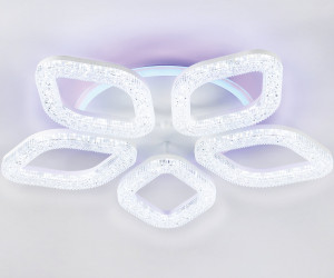 FA3925/5 WH белый 100W 3000K/4200K/6400K+RGB D570*80 (ПДУ РАДИО 2.4G)