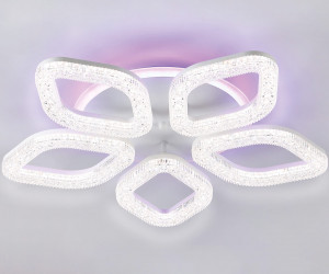 FA3925/5 WH белый 100W 3000K/4200K/6400K+RGB D570*80 (ПДУ РАДИО 2.4G)