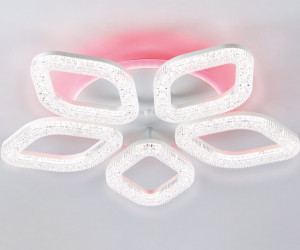 FA3925/5 WH белый 100W 3000K/4200K/6400K+RGB D570*80 (ПДУ РАДИО 2.4G)