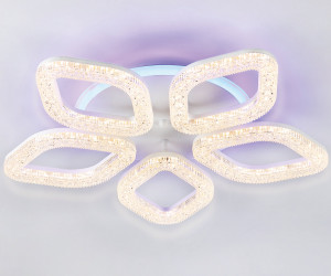 FA3925/5 WH белый 100W 3000K/4200K/6400K+RGB D570*80 (ПДУ РАДИО 2.4G)