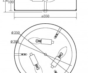Потолочный светильник Maytoni MOD096CL-03G