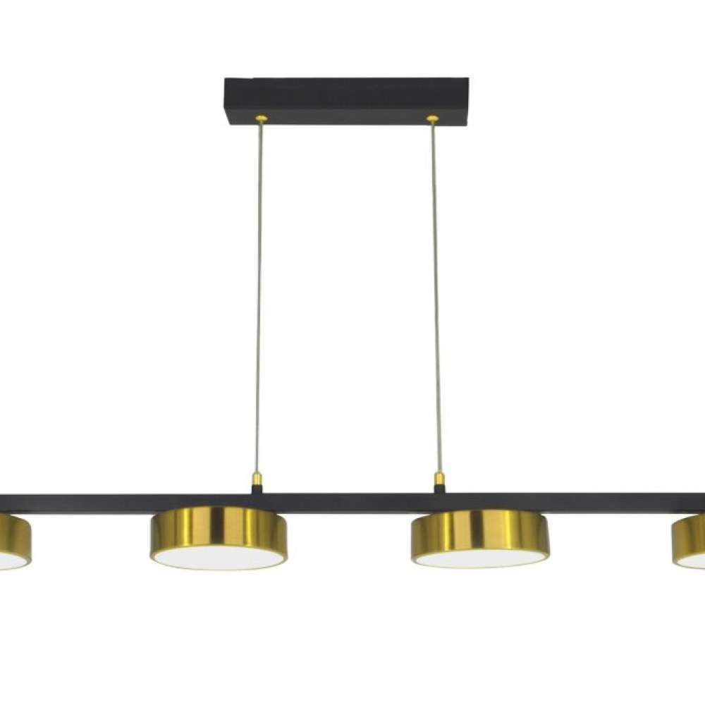 Х20604/4 BK+BRASS LED58W 3000-4000-6000K Dimmer Акция [01103183]