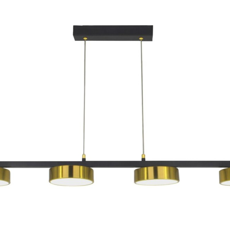 Х20604/4 BK+BRASS LED58W 3000-4000-6000K Dimmer Акция [01103183]