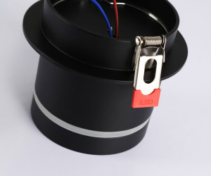 TA1432 SBK/FR черный песок/белый матовый GX53 D85*95