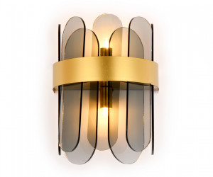 TR5348/2 GD/SM золото/дымчатый G9/2 max 40W 270*200*140