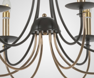 Подвесная люстра PP5525-6 CF+GD 000030010