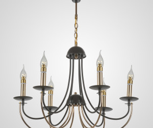 Подвесная люстра PP5525-6 CF+GD 000030010