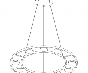 Подвесной светильник Maytoni MOD070PL-L63B3K