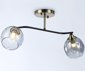 TR303008/2 SB/BK/SM бронза/черный/дымчатый E27/2 max 40W 560*140*240