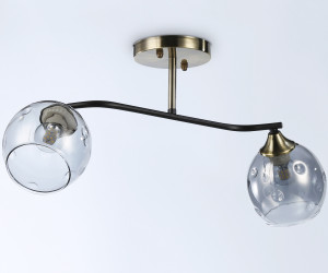 TR303008/2 SB/BK/SM бронза/черный/дымчатый E27/2 max 40W 560*140*240