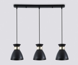 TR8469/3 BK/FGD черный/золото E27/3 max 60W 550*135*1000