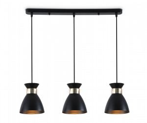 TR8469/3 BK/FGD черный/золото E27/3 max 60W 550*135*1000