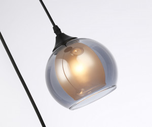 TR3541/3 BK/SM/FR черный/дымчатый/белый матовый E27/3 max 40W D280*800