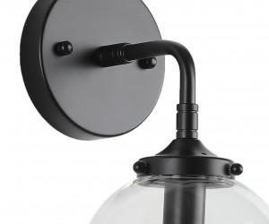 Бра черное E14 30см Zortes LAMPADY ZRS.79903.1