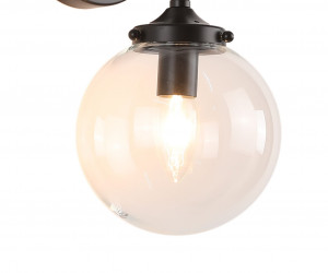 Бра черное E14 30см Zortes LAMPADY ZRS.79903.1