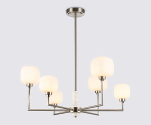 LH53001/6 SN/FR сатин никель/белый матовый G9*6 max 40W D690*680