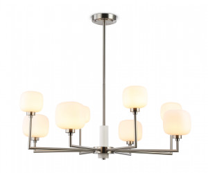 LH53003/8 SN/FR сатин никель/белый матовый G9*8 max 40W D830*680