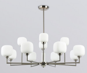 LH53005/12 SN/FR сатин никель/белый матовый G9*12 max 40W D910*680