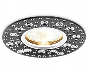 A801 BK/AL сатин/черный MR16