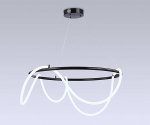 FL10508 DCH черный хром 3000K/4200K/6400K 84W D800*1200 (ПДУ РАДИО 2.4G)