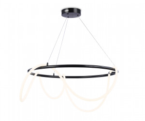 FL10508 DCH черный хром 3000K/4200K/6400K 84W D800*1200 (ПДУ РАДИО 2.4G)