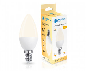 371113 LED C37 11W IC E14 2700K 175-265V