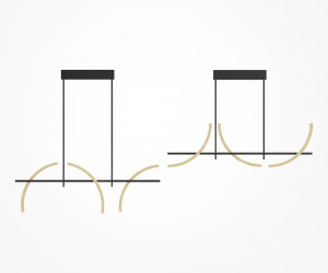 Подвесной светильник Maytoni MOD428PL-L20BK