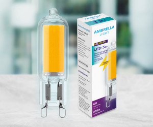 Лампа Filament LED G9 3W 6400K (30W) 220-230V