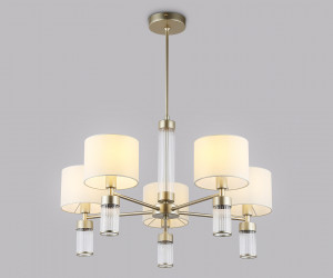 LH71301/5 CGD/WH золото/белый E14/5 max 40W D680*740