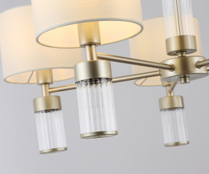 LH71301/5 CGD/WH золото/белый E14/5 max 40W D680*740