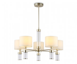 LH71301/5 CGD/WH золото/белый E14/5 max 40W D680*740