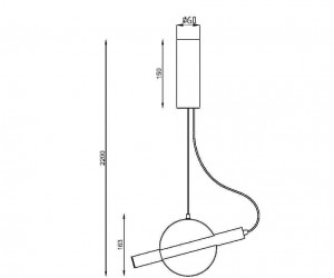 Подвесной светильник Maytoni MOD150PL-L5W3K