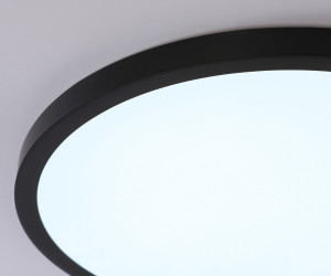 FZ1957 BK черный IP54 26W 5000K D370*15 (Без ПДУ)