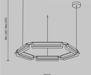 Подвесной светильник Maytoni MOD296PL-L60BS3K