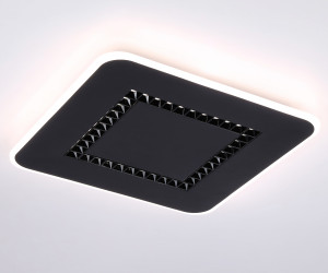 FL51419 BK черный 3000K/4200K/6400K 68W 488*488*40 (ПДУ ИК)