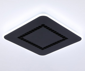 FL51419 BK черный 3000K/4200K/6400K 68W 488*488*40 (ПДУ ИК)