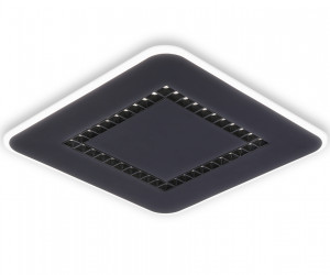 FL51419 BK черный 3000K/4200K/6400K 68W 488*488*40 (ПДУ ИК)