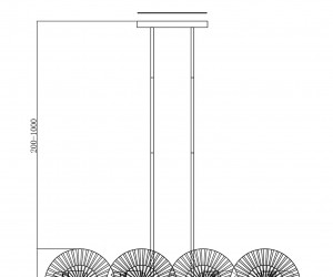 Подвесной светильник Maytoni MOD007PL-08G1