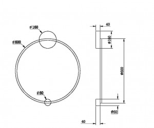 Настенный светильник (бра) Maytoni MOD005WL-L22BSK1