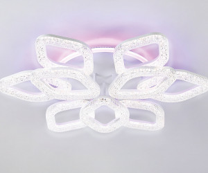 FA3929/6+3 WH белый 180W 3000K/4200K/6400K+RGB D680*110 (ПДУ РАДИО 2.4G)