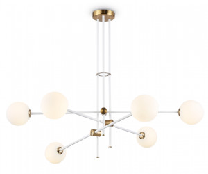 TR2521/6 WH/BS белый/латунь G9/6 max 10W D970*750