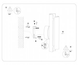 TN71332 BK черный LED 4W 4200K 230*60*100