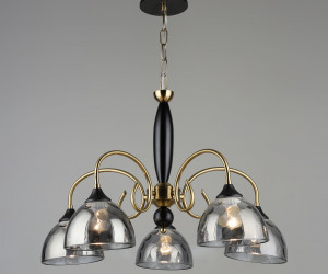 Подвесная люстра PL9056-5 CP+BK 000060422