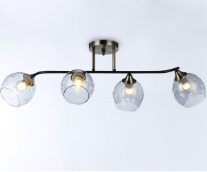 TR303011/4 SB/BK/SM бронза/черный/дымчатый E27/4 max 40W 780*350*240