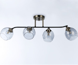 TR303011/4 SB/BK/SM бронза/черный/дымчатый E27/4 max 40W 780*350*240