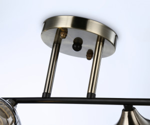 TR303011/4 SB/BK/SM бронза/черный/дымчатый E27/4 max 40W 780*350*240