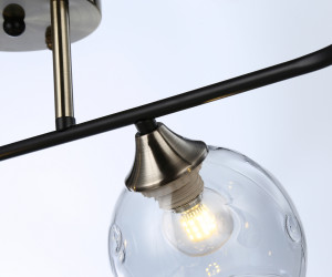 TR303011/4 SB/BK/SM бронза/черный/дымчатый E27/4 max 40W 780*350*240